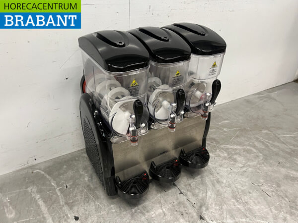 Machine à granité Saro en acier inoxydable Machine à granité 3 x 12 litres 230V Horeca – Image 3