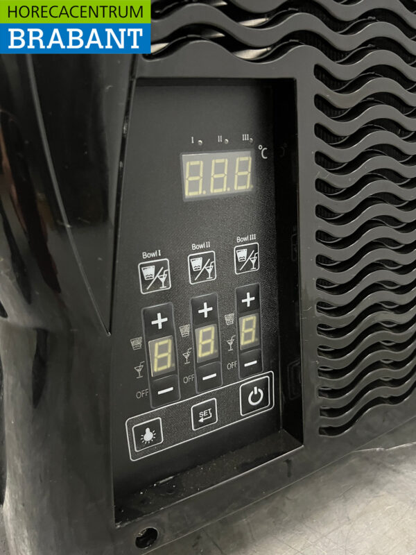 Machine à granité Saro en acier inoxydable Machine à granité 3 x 12 litres 230V Horeca – Image 4