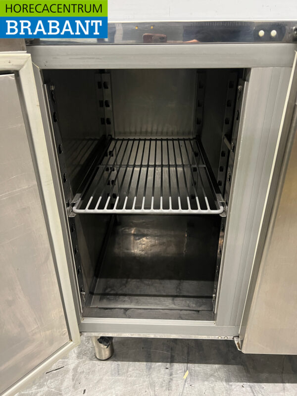 Acier inoxydable Comptoir réfrigéré 3 portes 161 cm 230V Horeca – Image 4