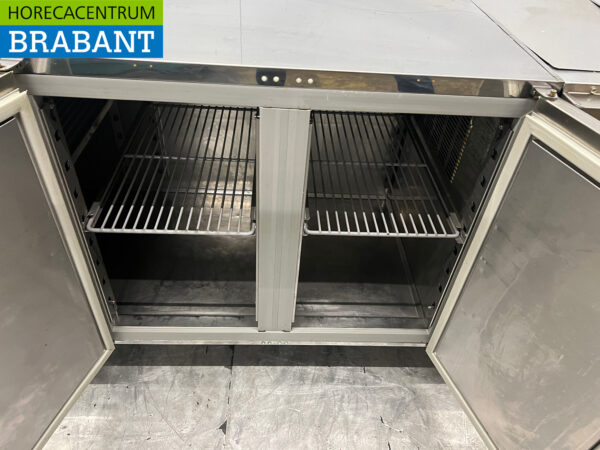 Acier inoxydable Comptoir réfrigéré 3 portes 161 cm 230V Horeca – Image 5