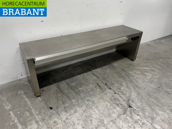Pont chauffant en acier inoxydable 120 cm 230V Restauration – Image 3