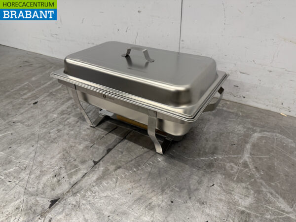 Réchaud en acier inoxydable Zorro 1/2 & 2x 1/4 GN Catering – Image 2