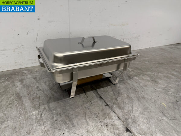 Réchaud en acier inoxydable Zorro 1/2 & 2x 1/4 GN Catering – Image 3
