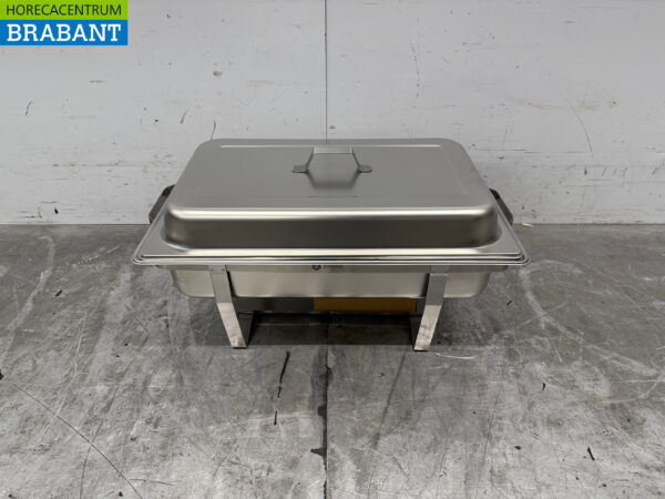 Réchaud en acier inoxydable Zorro 1/2 & 2x 1/4 GN Catering