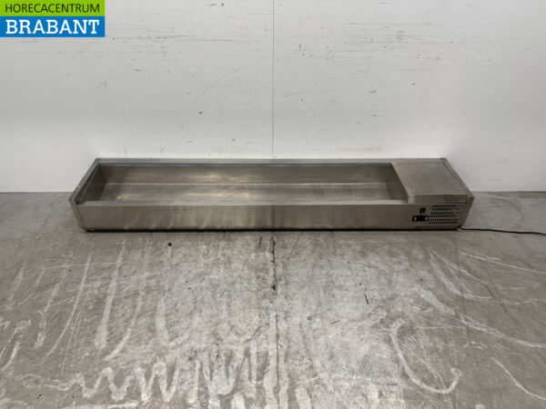 Saladier en acier inoxydable 9 x 1/3 GN 200 cm 230V Horeca