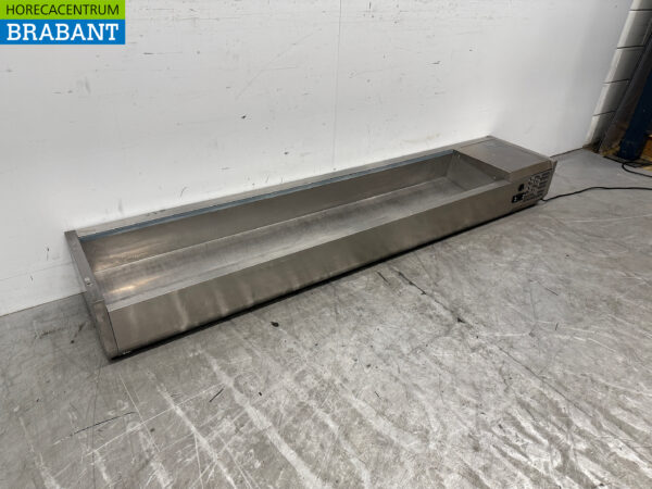 Saladier en acier inoxydable 9 x 1/3 GN 200 cm 230V Horeca – Image 3