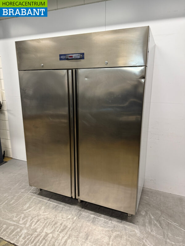 Congélateur double porte en acier inoxydable 1200 litres 230V Horeca – Image 2