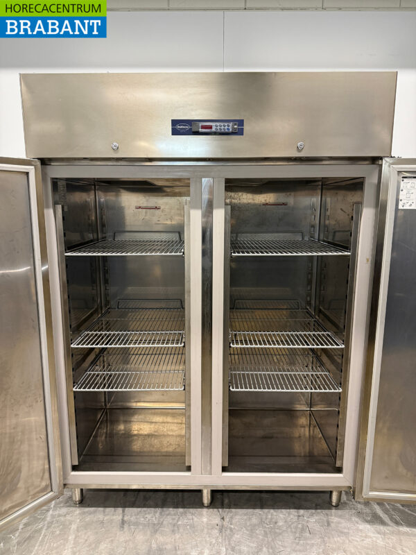 Congélateur double porte en acier inoxydable 1200 litres 230V Horeca – Image 4