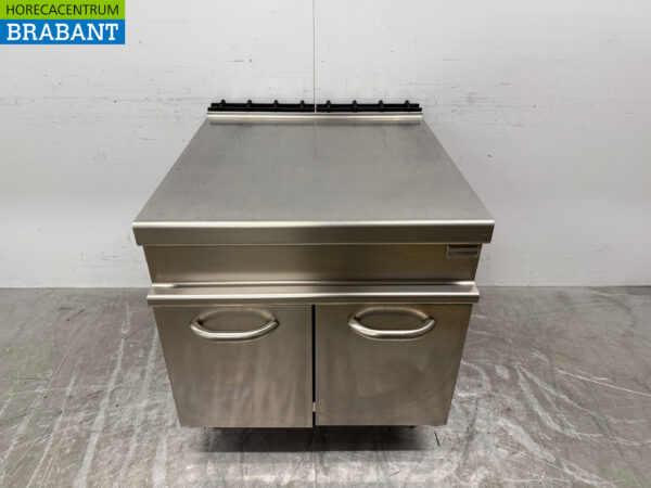 Unité de travail Alpeninox en acier inoxydable 80 x 90 x 84,5 cm Restauration