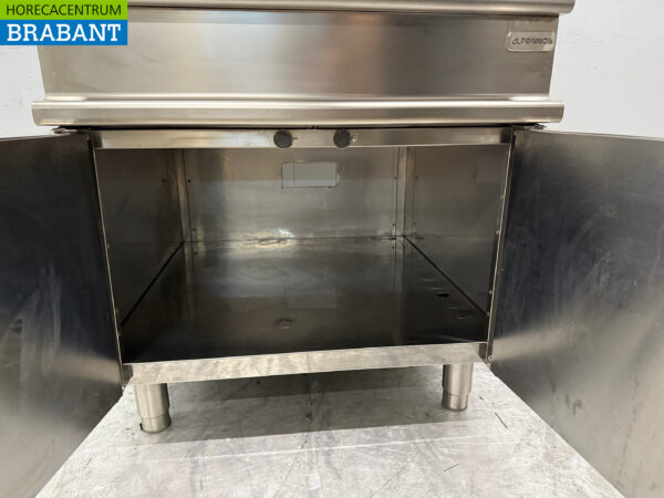 Unité de travail Alpeninox en acier inoxydable 80 x 90 x 84,5 cm Restauration – Image 4