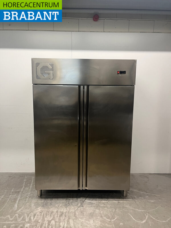 Congélateur double porte en acier inoxydable 1400 litres 230V Horeca