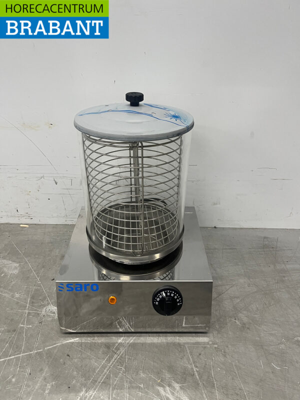Cuiseur de saucisses Saro en acier inoxydable Réchauffeur de hot-dogs 230V Catering