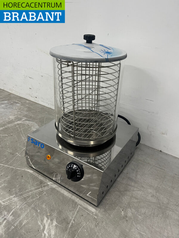 Cuiseur de saucisses Saro en acier inoxydable Réchauffeur de hot-dogs 230V Catering – Image 2