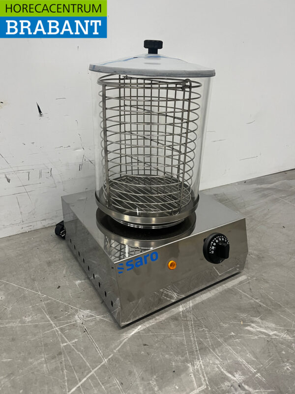 Cuiseur de saucisses Saro en acier inoxydable Réchauffeur de hot-dogs 230V Catering – Image 3