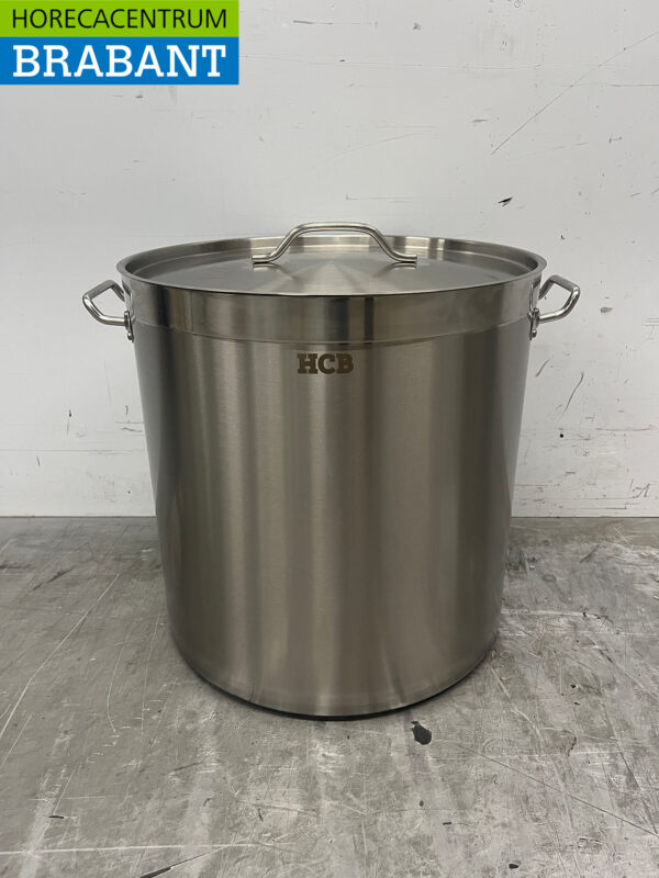 Acier inoxydable Poêle à soupe Poêle de cuisson Induction 45 x 45 cm 71 litres Restauration