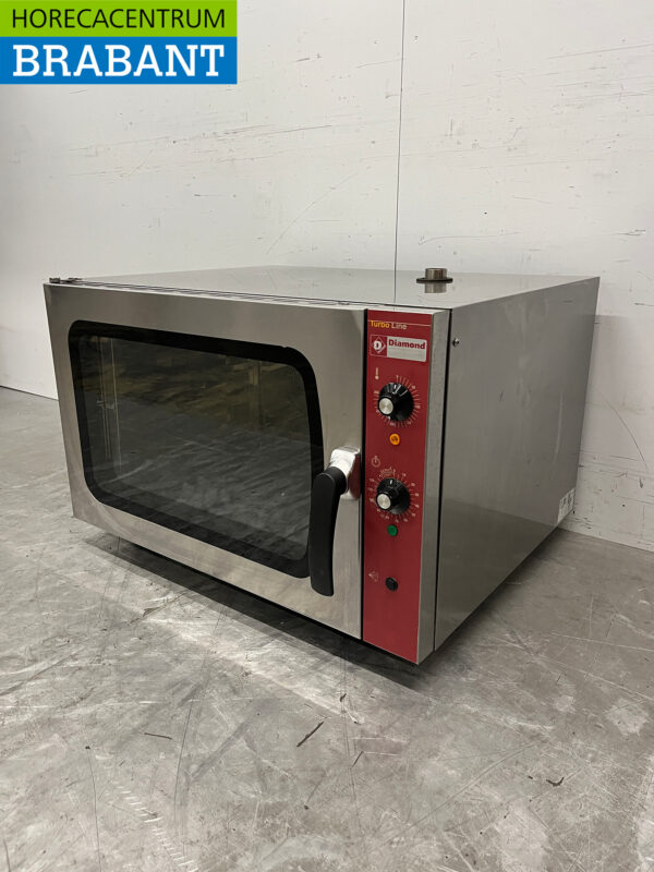 Four à convection Diamond en acier inoxydable 4 x 1/1 GN 230V Horeca – Image 2