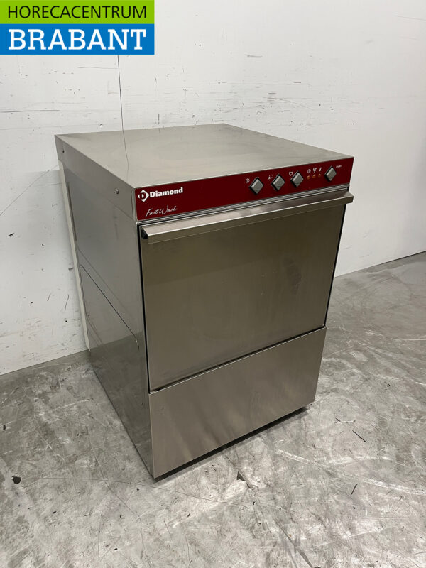 Lave-vaisselle Diamond en acier inoxydable avec pompe de vidange 400V Année de construction 2023 Horeca – Image 3