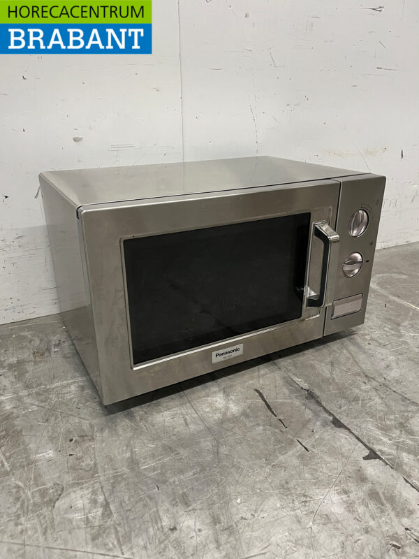 Micro-ondes Panasonic en acier inoxydable 1000 Watt 22 litres 230V Restauration – Image 3
