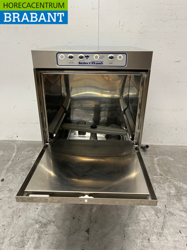 Lave-verres Selectwash en acier inoxydable avec pompe de vidange 230V Horeca – Image 4
