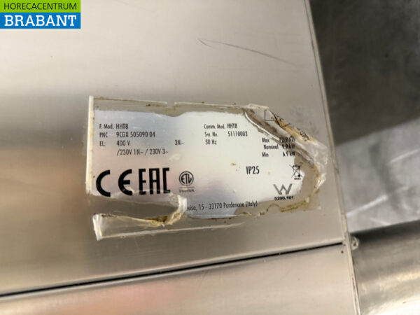 Lave-vaisselle coulissant Zanussi HHT8 en acier inoxydable 400V Restauration – Image 7