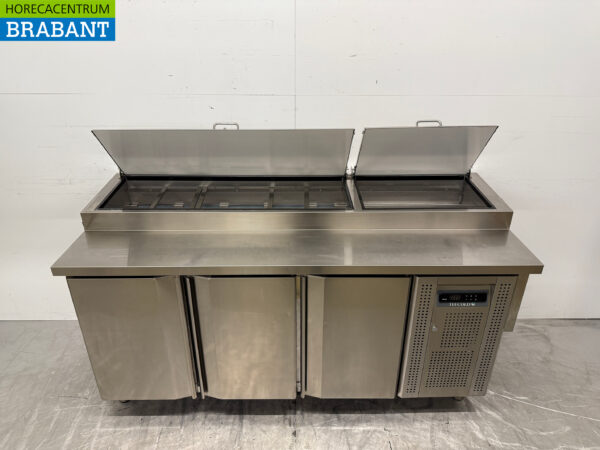 Saladette Tefcold en acier inoxydable 3 portes 179 cm 230V Horeca – Image 4