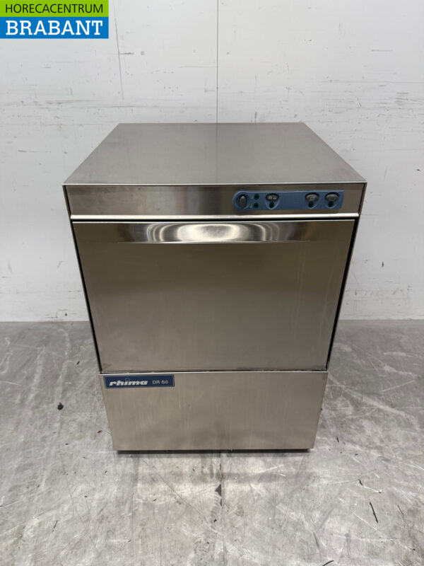 Lave-vaisselle Rhima DR50 en acier inoxydable 400V Restauration