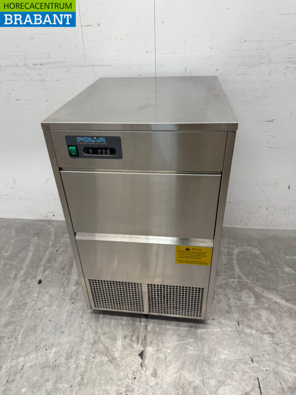 Machine à glaçons Polar en acier inoxydable 50 kg par jour 10 kg bunker 230V Horeca