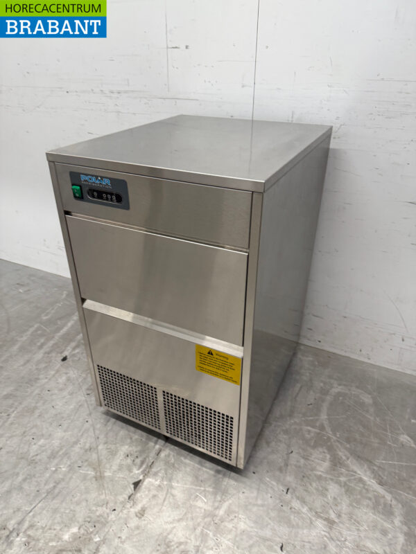 Machine à glaçons Polar en acier inoxydable 50 kg par jour 10 kg bunker 230V Horeca – Image 2