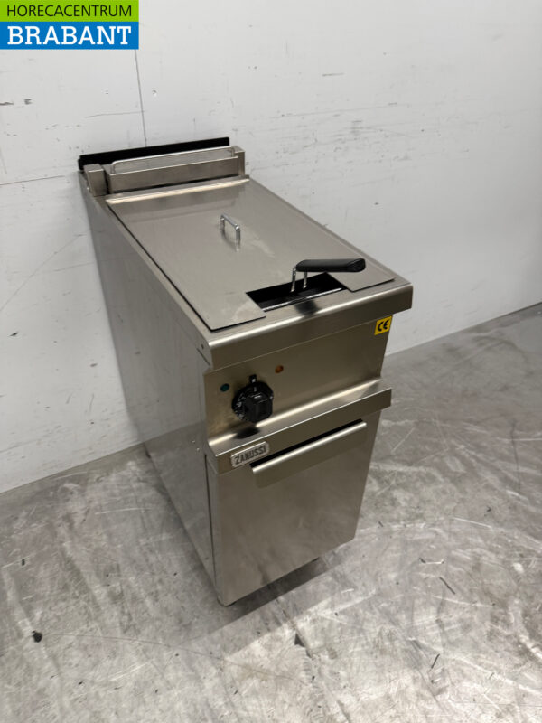 Friteuse Zanussi en acier inoxydable 12 litres 400V Horeca – Image 3