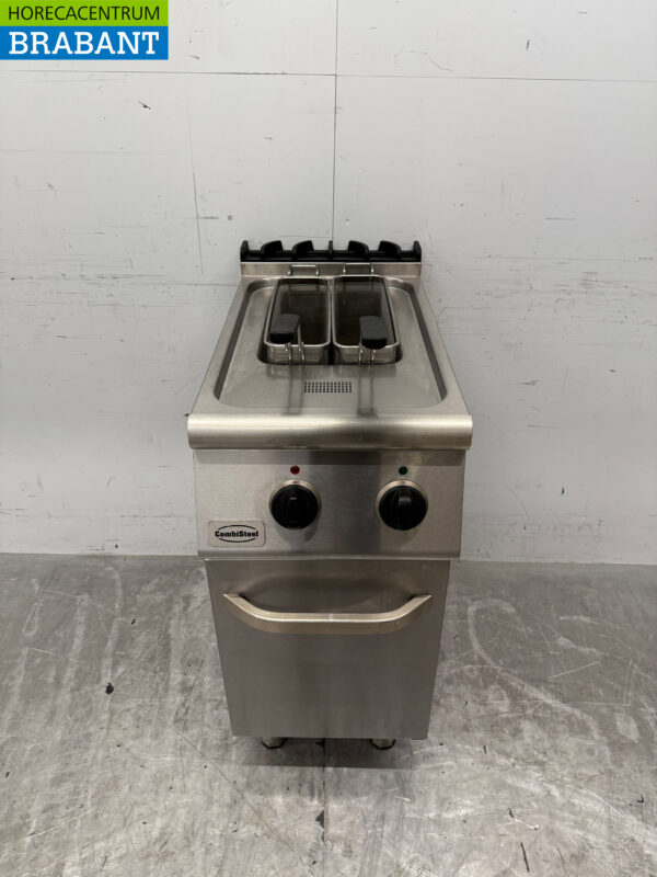 Cuiseur de pâtes Combisteel en acier inoxydable 18 litres 2 paniers 400V Horeca