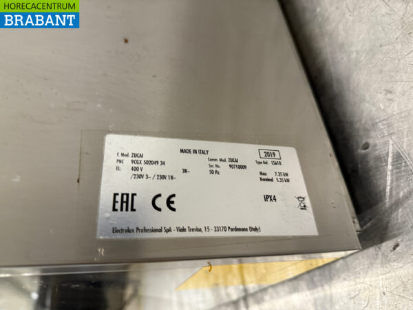 Lave-vaisselle Zanussi en acier inoxydable avec pompe de vidange 230V Horeca – Image 6