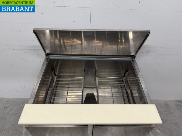 Saladette Profinox en acier inoxydable 90.5 cm 2 portes 230V Horeca – Image 4