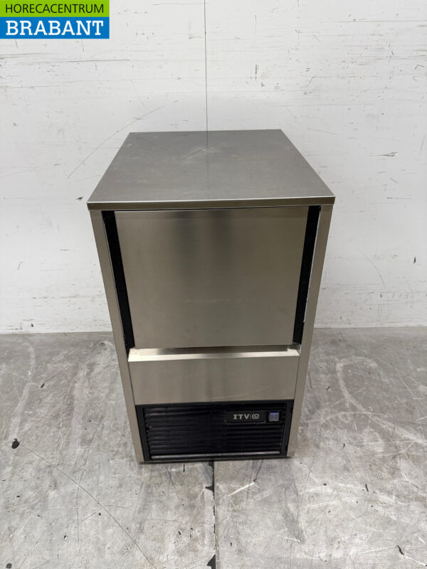 Machine à glaçons ITV Quasar en acier inoxydable 34 kg par jour 12 kg bunker 230V Horeca