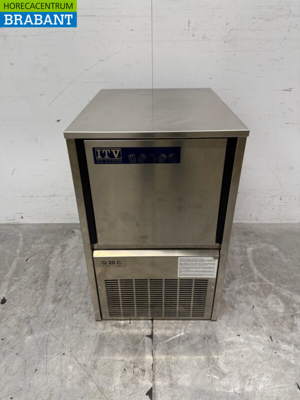 Machine à glaçons ITV Quasar en acier inoxydable 24 kg par jour 6 kg bunker 230V Horeca