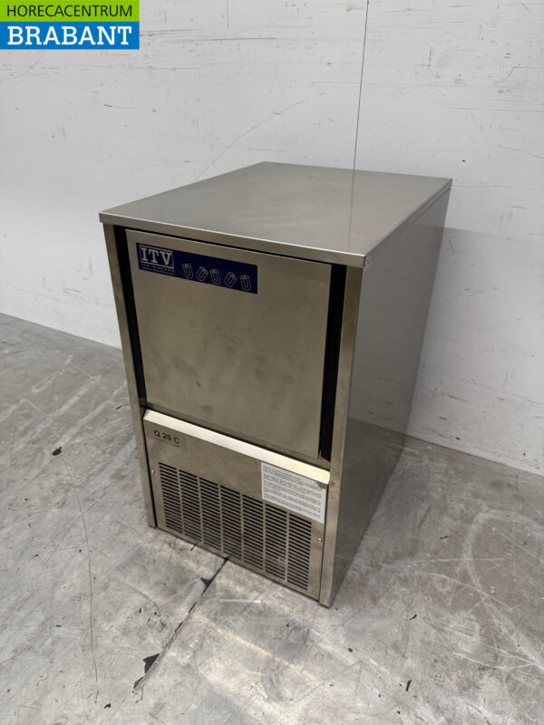 Machine à glaçons ITV Quasar en acier inoxydable 24 kg par jour 6 kg bunker 230V Horeca – Image 2