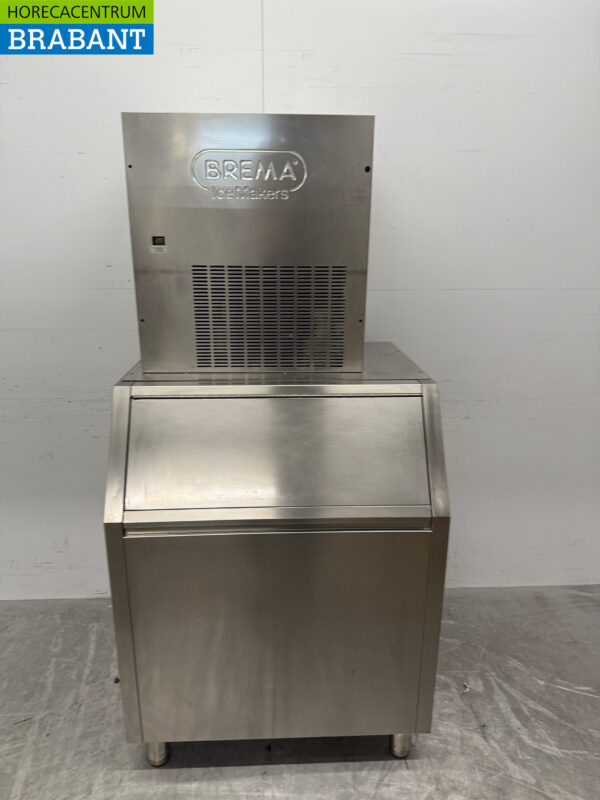Brema G 280 HC en acier inoxydable Machine à glace pilée 280 kg par jour 230V Horeca
