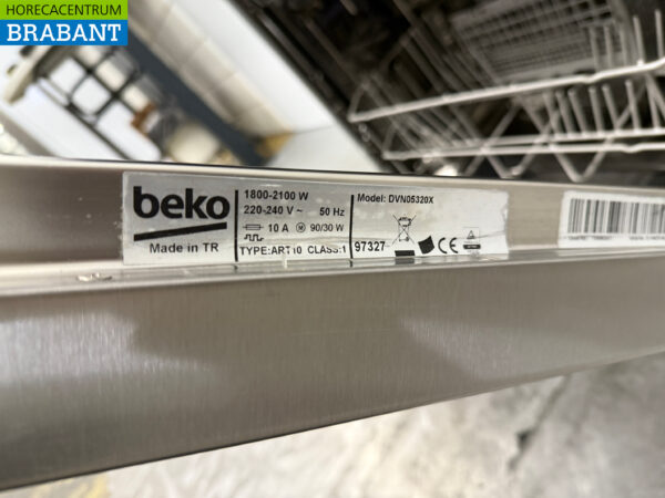 Lave-vaisselle Beko en acier inoxydable avec pompe de vidange 230V Horeca – Image 7