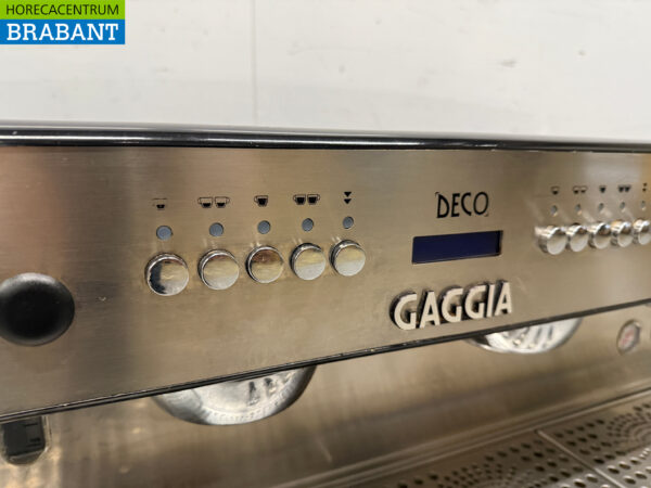 Machine à expresso Gaggia en acier inoxydable 3 groupes 400V Horeca – Image 4