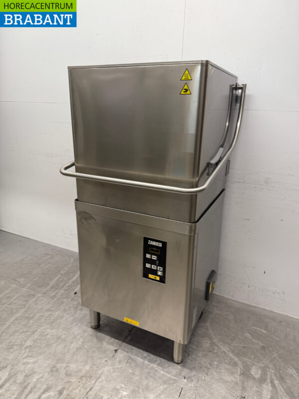 Lave-vaisselle à passage Zanussi en acier inoxydable 400V Horeca – Image 2