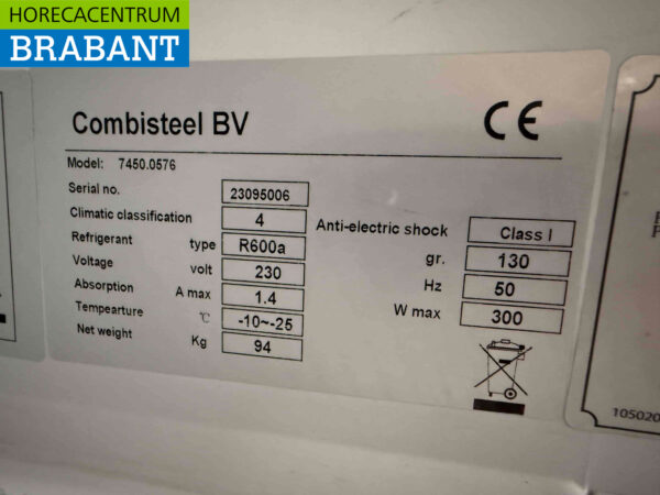 Combisteel Congélateur 555 litres 230V Horeca – Image 5
