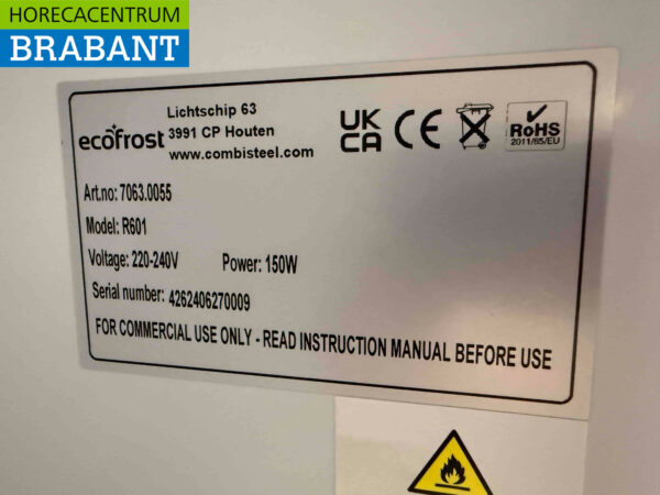 Réfrigérateur Ecofrost Réfrigération 562 litres 230V Horeca – Image 5