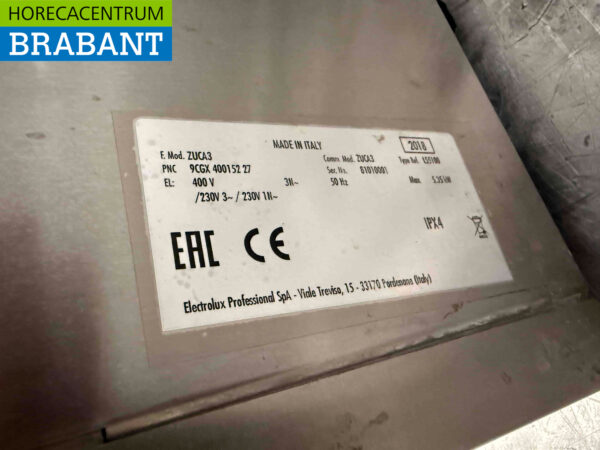Lave-vaisselle Zanussi en acier inoxydable 230V Horeca – Image 5