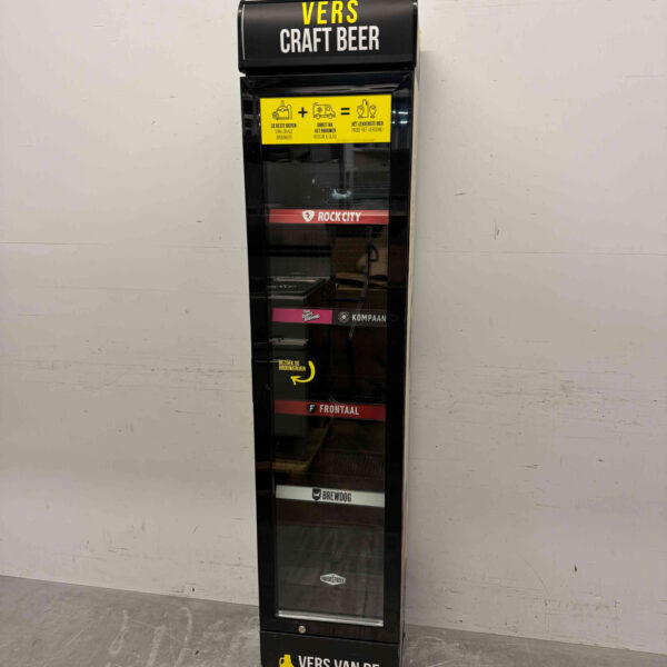 Gastro-Cool Réfrigérateur à porte vitrée Réfrigérateur à boissons 155 litres 230V Horeca