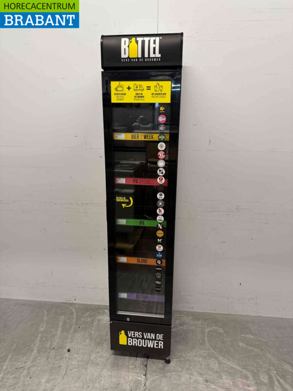 Gastro-Cool Réfrigérateur à porte vitrée Réfrigérateur à boissons 155 litres 230V Horeca