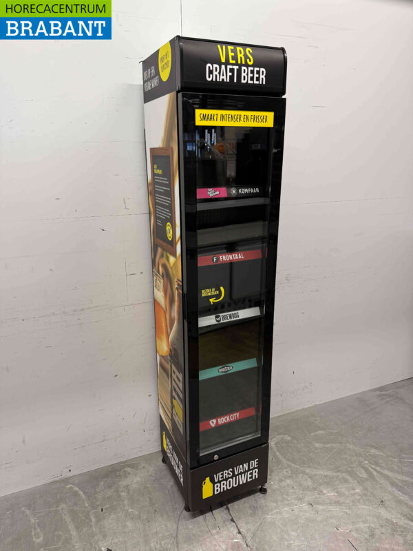 Gastro-Cool Réfrigérateur à porte vitrée Réfrigérateur à boissons 155 litres 230V Horeca – Image 3