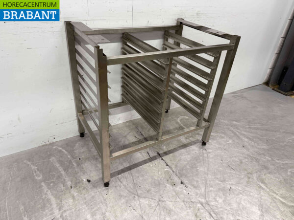 Socle en acier inoxydable pour cuiseur vapeur, four 88,5 x 57 x 88 cm Horeca – Image 3