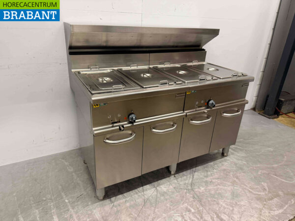 RVS Alpeninox Bain Marie 4 x 1/1 GN 400V 140 cm Horeca – Image 2