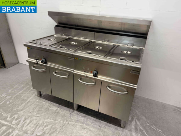 RVS Alpeninox Bain Marie 4 x 1/1 GN 400V 140 cm Horeca – Image 3
