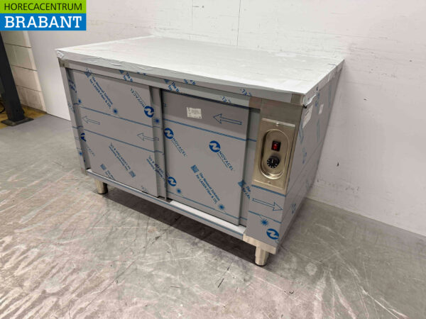 Armoire alimentaire en acier inoxydable 2 portes coulissantes 120 cm Restauration – Image 2