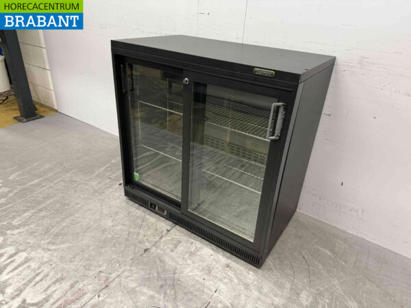 Gamko Bar Cooler 2 portes coulissantes en verre 90 cm 230V Horeca – Image 2